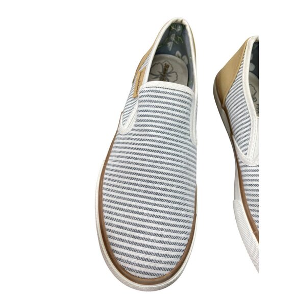 Tommy Bahama womans blue tan Slip-On loafers shoes Size 10 SKU 8868 - Picture 9 of 15